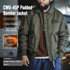 MADEN Padded Bomber Jacket | Army Green or Black