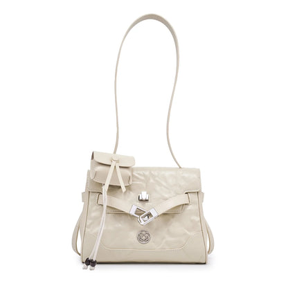 FOXER Vintage Wrinkle Genuine Leather Tote Bag