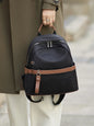 ZOOLER Oxford & Leather Female Letter Backpack