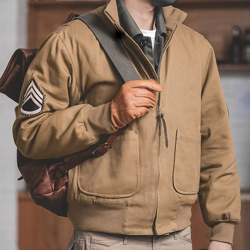 MADEN M1942 Tank Jacket | Regular or Fleece-Lined Khaki