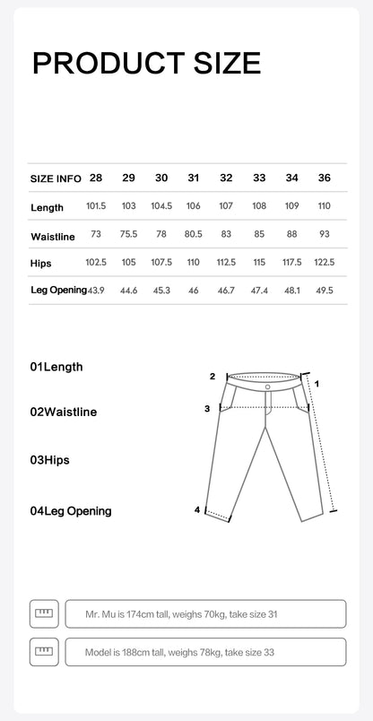 SIMWOOD 2026 Spring New Loose Relax 11.3oz Washed Vintage Jeans Men Plus Size Denim Trousers