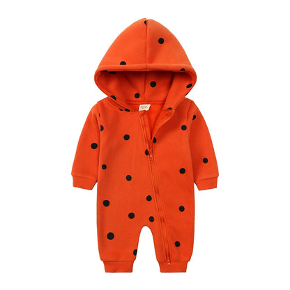 Kids Tales Little Bear Cotton-Blend Zip Baby Romper