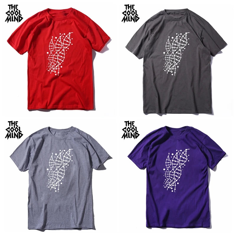 COOLMIND DNA Graphic Cotton T-Shirt | Men's Relaxed Style