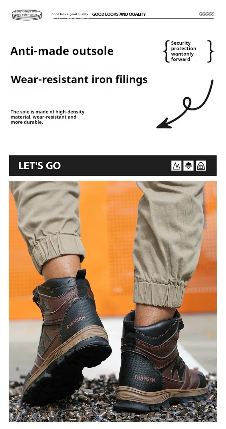 Kankeirr Waterproof Man's Safety Boots - ShopHub