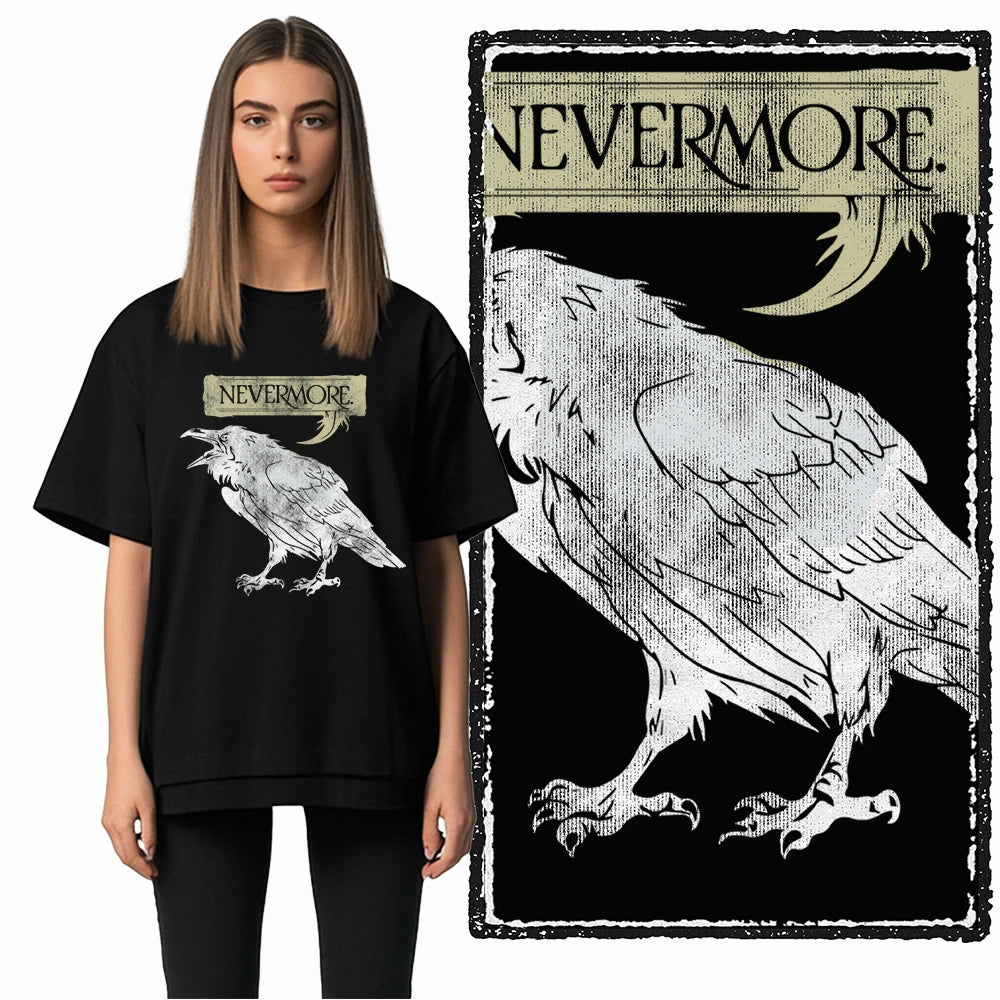 COOLMIND X0062 Dark Winged Truth Graphic Tee