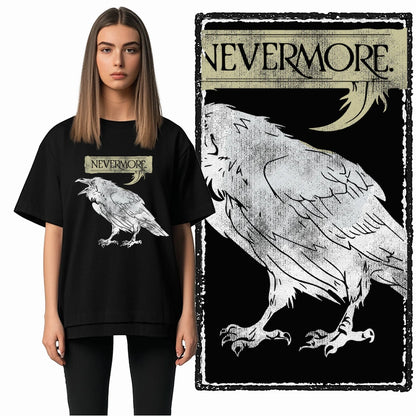 COOLMIND X0062 Dark Winged Truth Graphic Tee