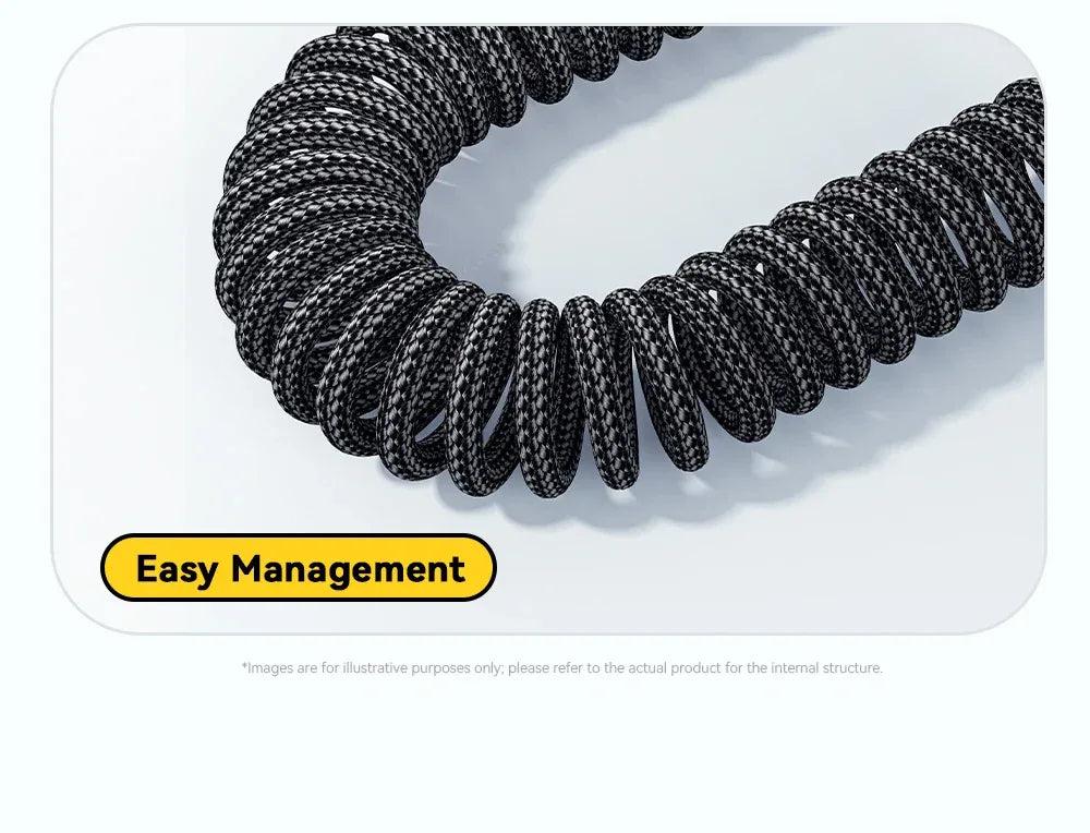 Essager Car Spring USB C to Lightning Cable - ShopHub