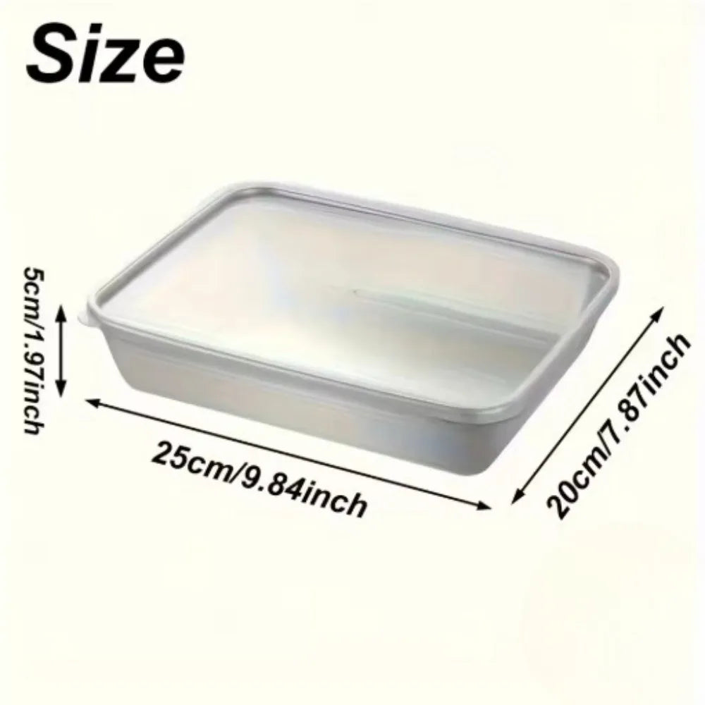 11-Piece Stainless Steel Food Containers with Lids