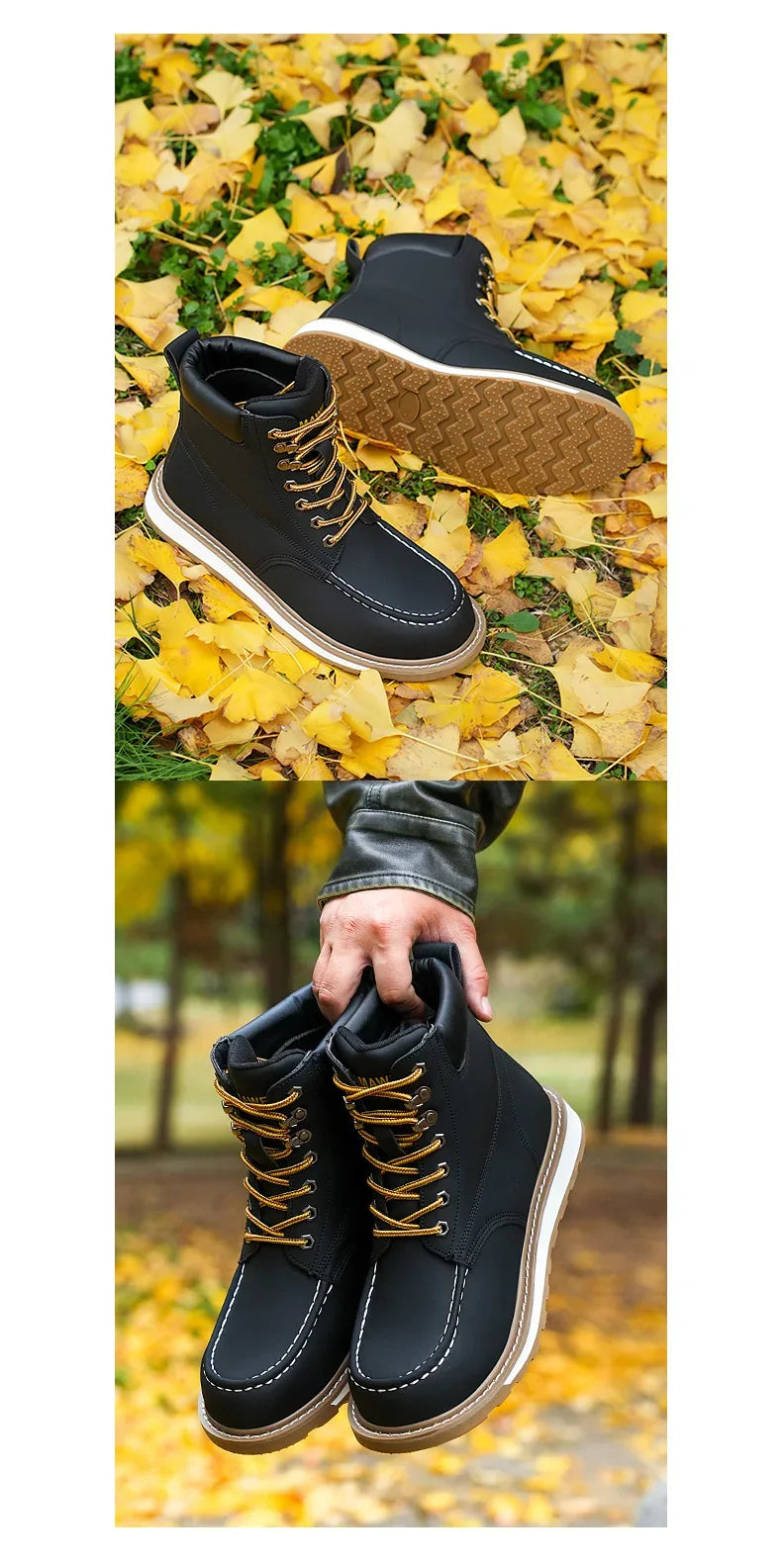Men's High Top Safety Work Boots - ShopHub