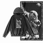 Orbit Runner Astronaut Acid-Washed Black Hoodie