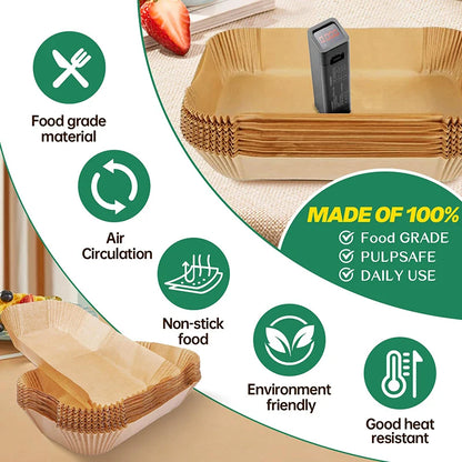 Baking Paper for Ninja Air Fryer, 125 & 200 Pcs