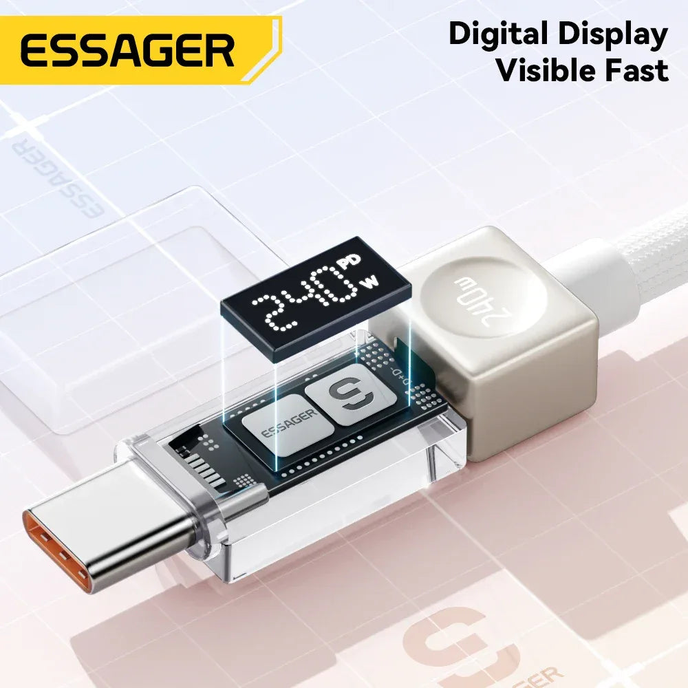 Essager 240W USB Type C Cable - ShopHub