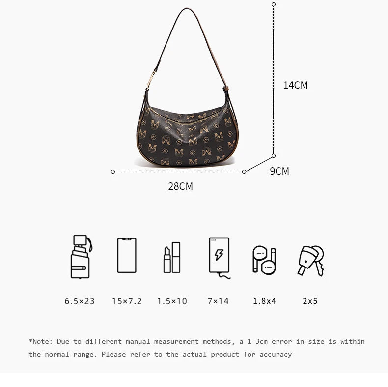 FOXER PVC Leather Women's Shoulder Bag