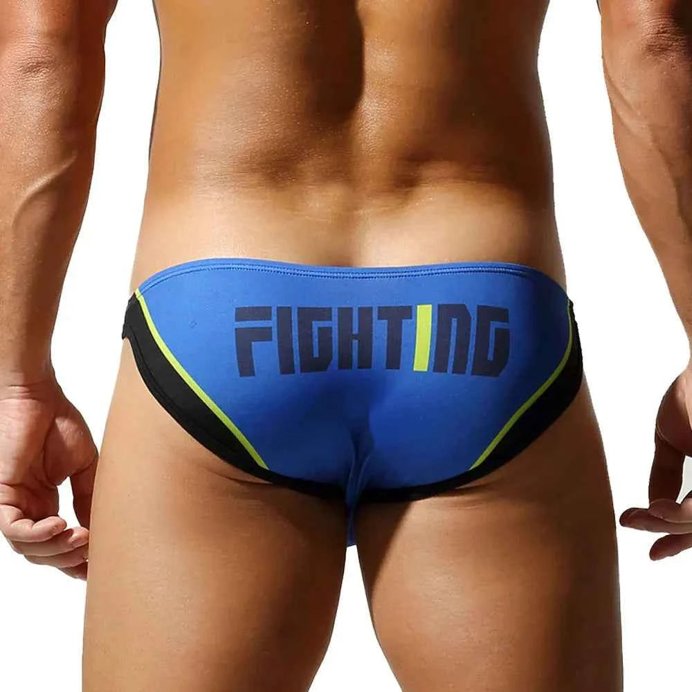 SEOBEAN Men's Low-Rise Briefs with 3D Contoured Pouch and Branded Logo Waistband - Smooth Stretch Fabric Minimalist Underwear