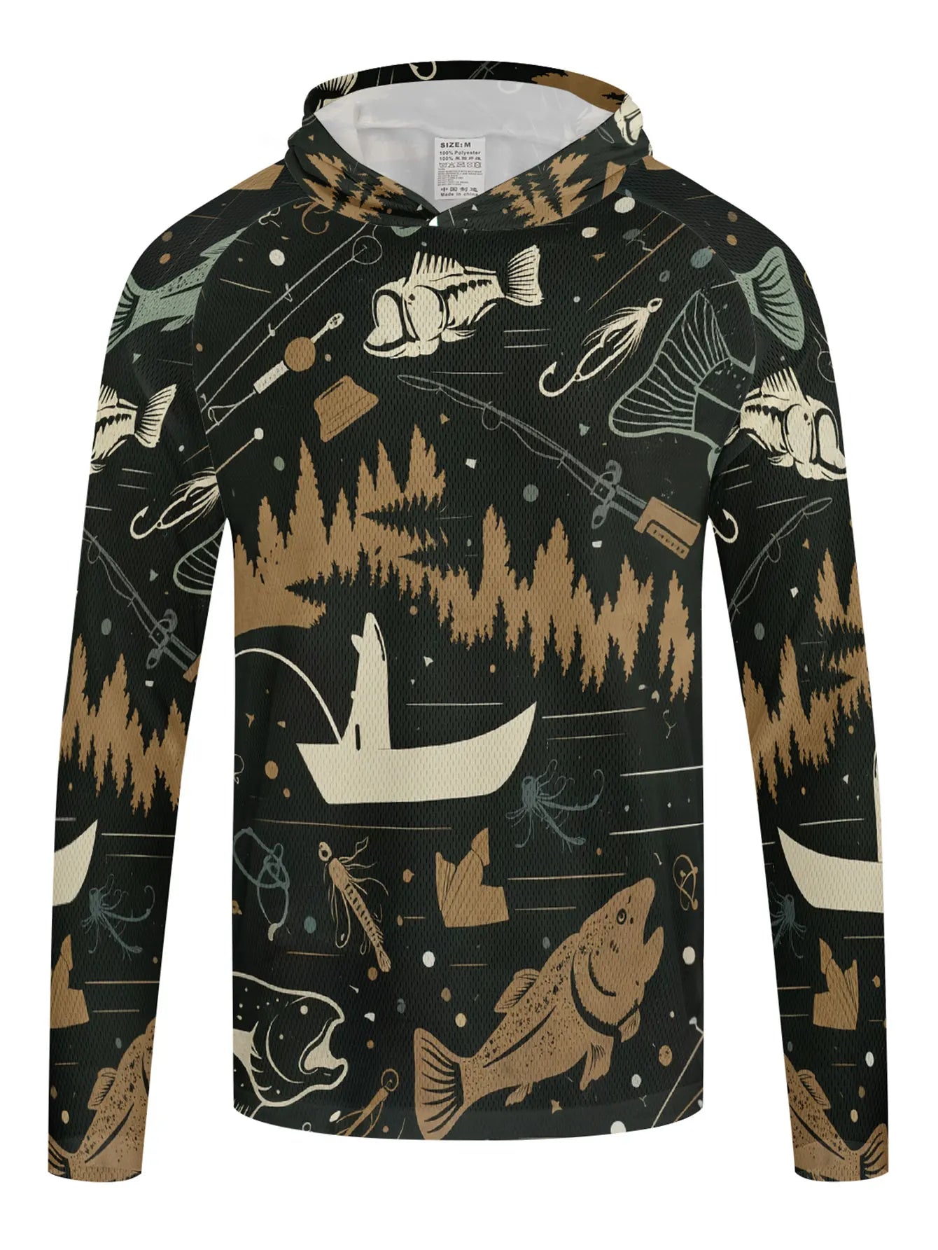 Men’s Fishing Hoodie Shirt ShopHub