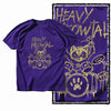 G49 Purple Big Size Cool 100% Cotton  Men's Cat Printed Graphic T-shirt |  Streetwear O-neck men's Tee Tshirt