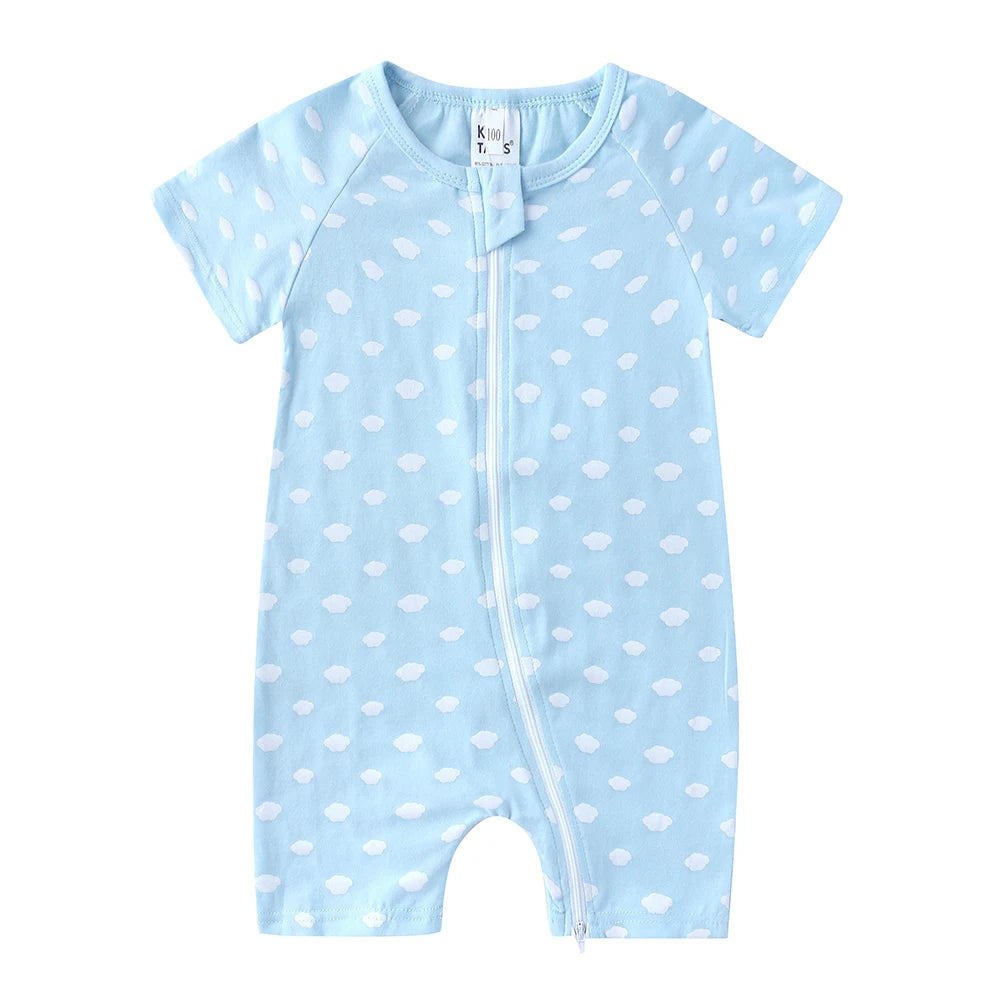 Kids Tales Sunshine Stories Cotton-Blend Printed Romper