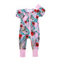 Kids Tales Little Daydream Cotton-Blend Double-Zip Romper