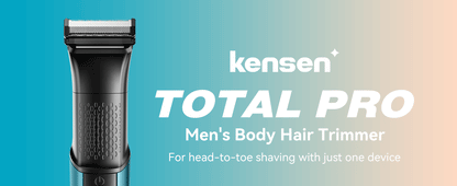 KENSEN S15 Electric Hair Trimmer - 2 in 1 Dual-Sided Blade Razor for Waterproof Beard and Body Hair Shaving for Men
