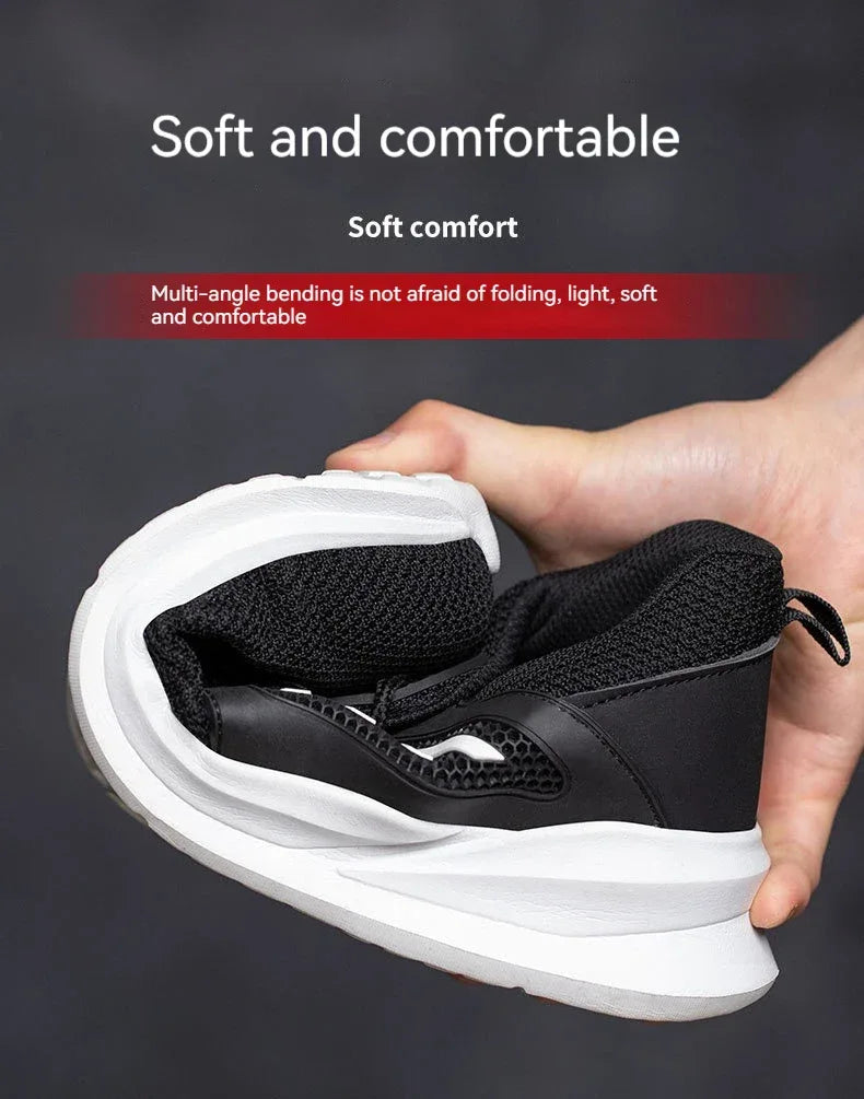 Unisex Durable Safety Work Shoes With Steel Toes & Anti-puncture Features - ShopHub