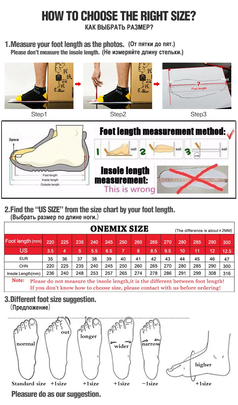 ONEMIX Fresh Breathable Mesh Athletic Shoes