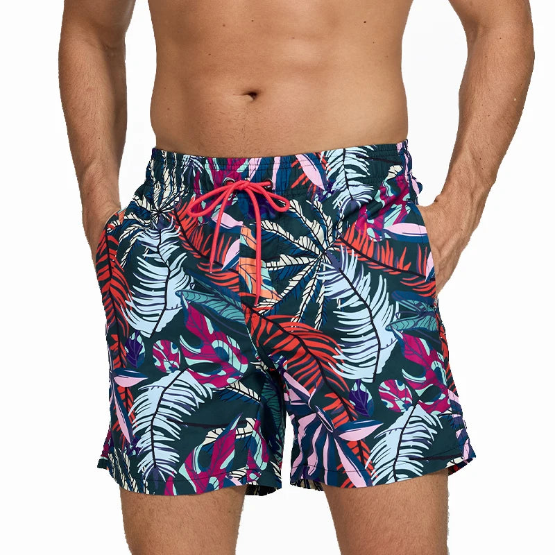 Men's ShopHub NZ boardshorts with quick-dry polyester, breathable mesh lining, ideal for gym or beach activities.