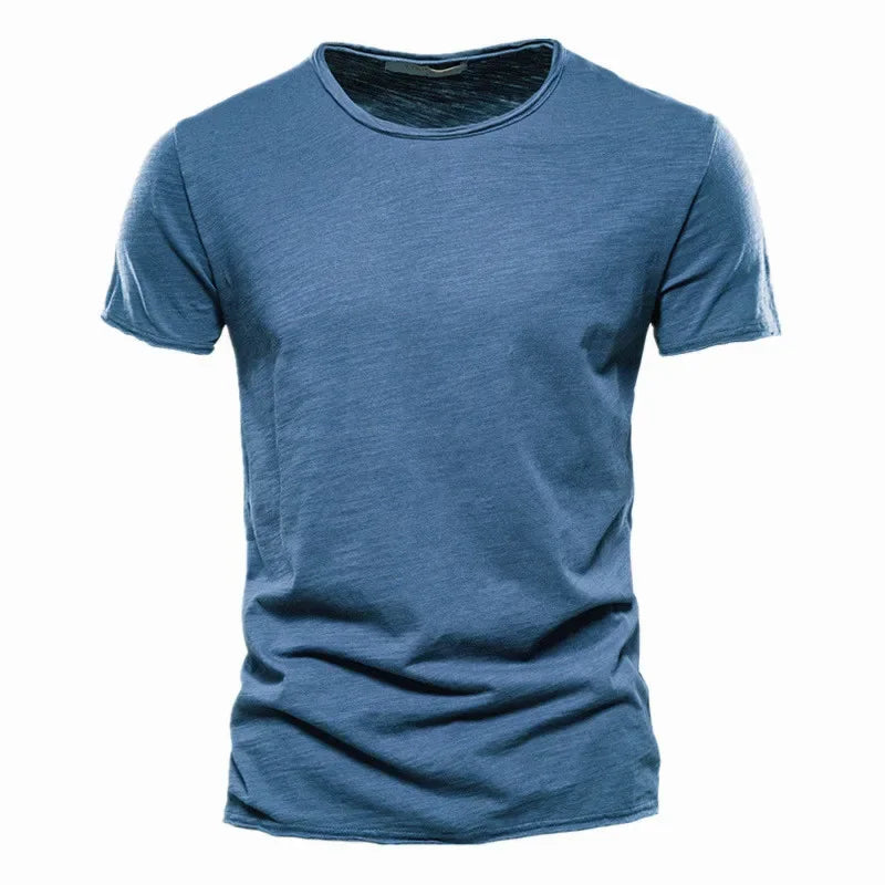 AIOPESON 100% Cotton Men's V-Neck T-Shirts - ShopHub