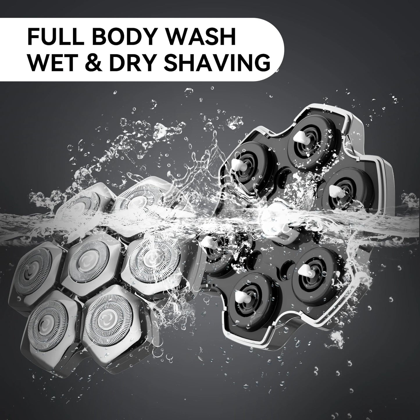 Kensen Razor Head Replacement for S18 5 in 1 Shaver Magntic Head