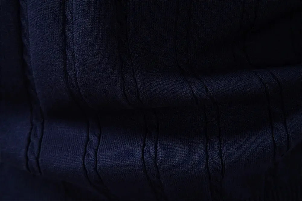 Aiopeson Men's Solid Colour V Neck Knitted Vests - ShopHub