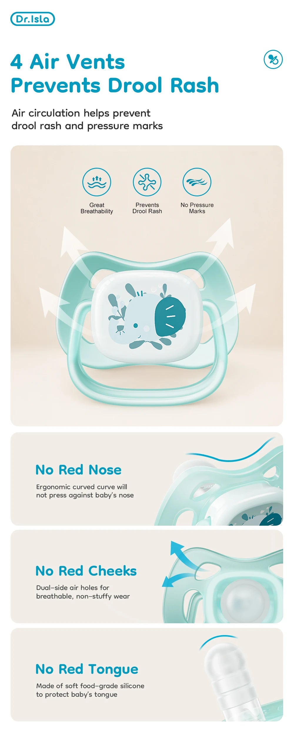 MAMIJOY Day & Night Pacifier Set