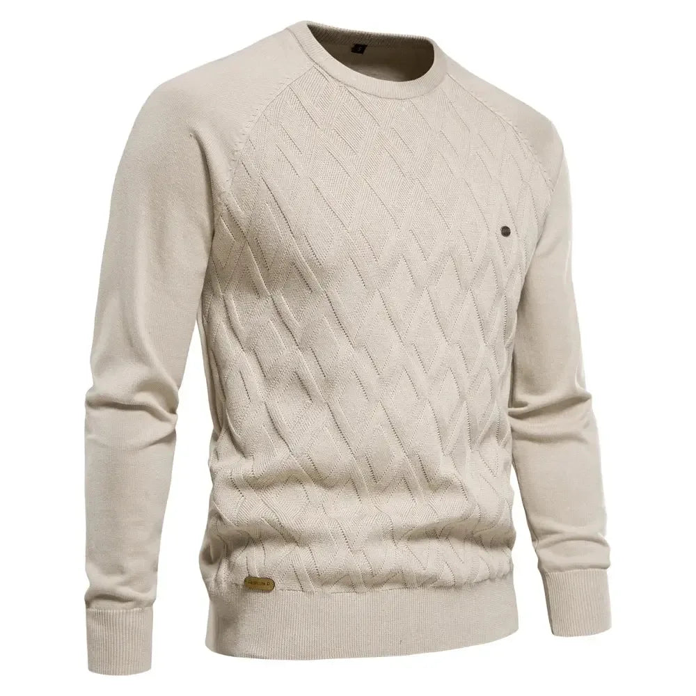 AIOPESON Argyle Basic Men Sweaters - ShopHub