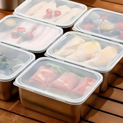 5pc Stainless Steel Food Storage Containers Set