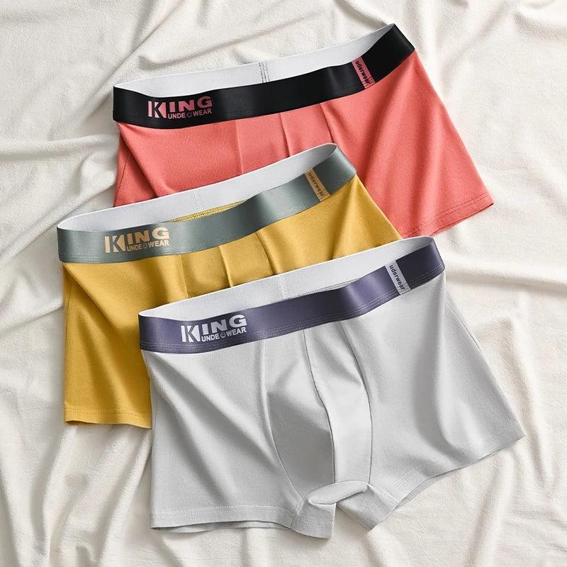 3 Pack Men's Casual Boxer Shorts - ShopHub