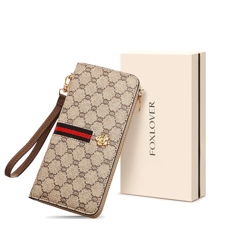 FOXER PVC Long Clutch Wallet