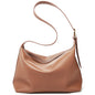FOXER Large Soft Split Leather Shoulder Bag