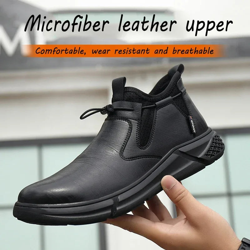 Unisex Work Safety Shoes With Steel Toes, Water Resistance - ShopHub