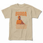 COOLMIND U0003 Buddha Statue Graphic Cotton Tee