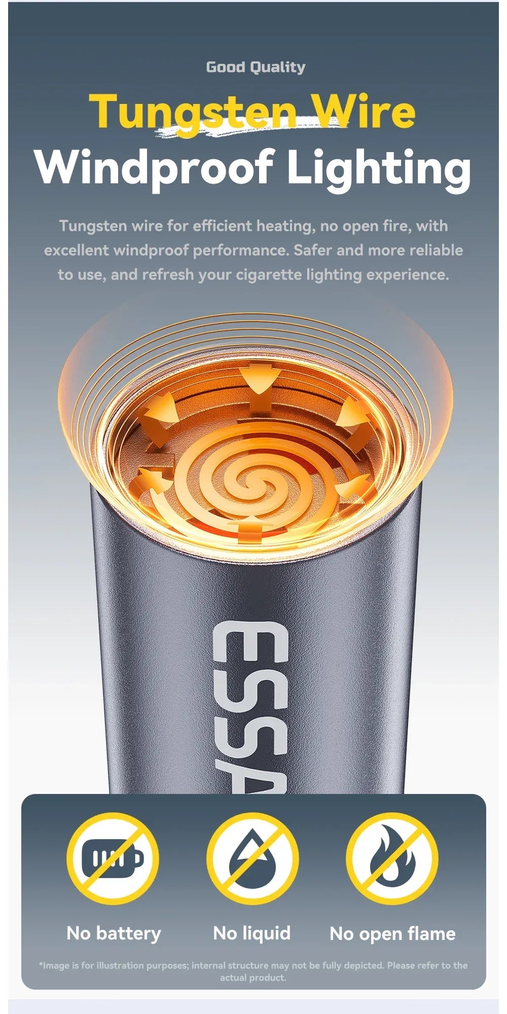 Essager Type-C Mini Cigarette Lighter - ShopHub