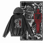 After Dark Acid-Washed Black Graphic Hoodie