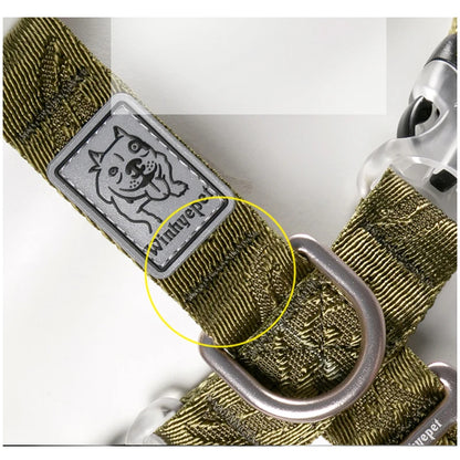 TRUELOVE  Pet Harness Double-H Nylon Personalized Dog Harness NO PULL Reflective Breathable Adjustable YH1803