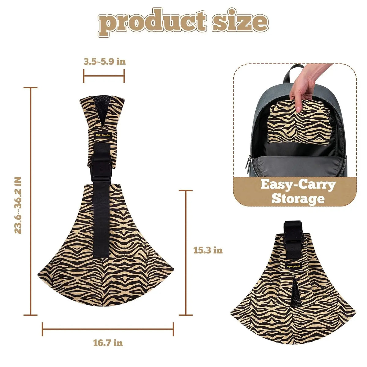 Portable Baby Sling Baby Carrier Wrap Toddler Backpack Shoulder Bag Bebe Carriers Newborn Backpacks Infant Bags for New Born