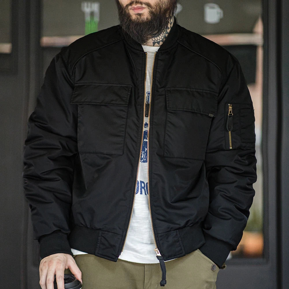 MADEN Bomber Jacket | Black or Army Green