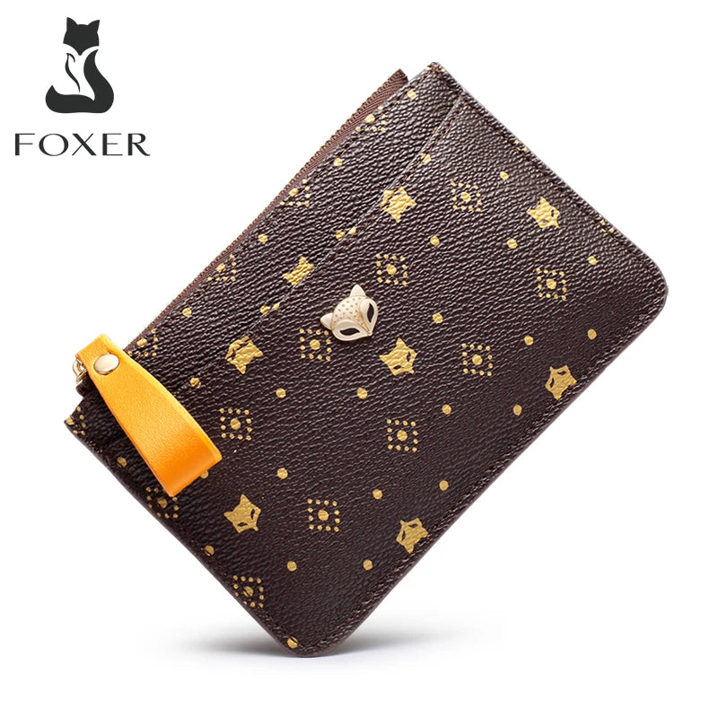 FOXER Mini Card Holder Wallet