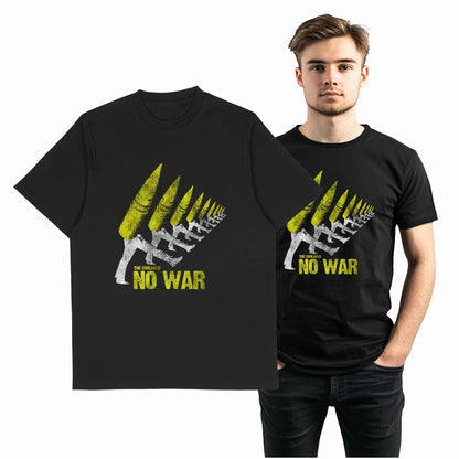 COOLMIND X0009 Anti-War Graphic Cotton Tee