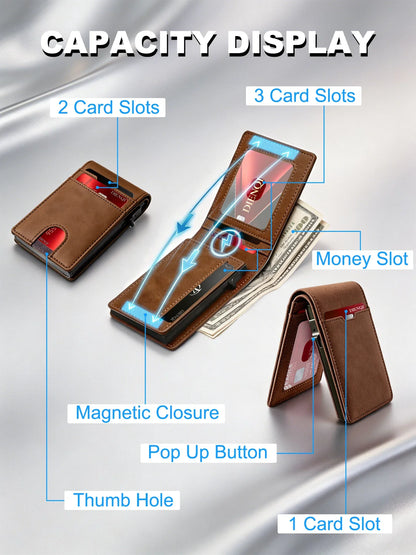 Luxury Men's RFID-blocking Wallets