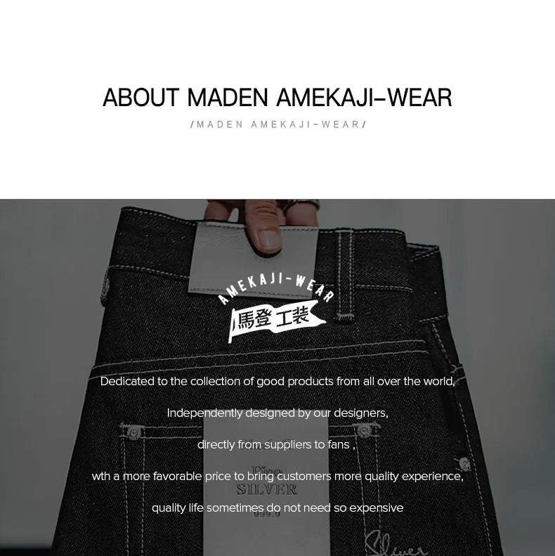 Maden Silver Denim Vintage Jeans