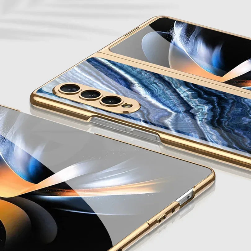 GKK Luxury Plating Frame Case for Galaxy Z Fold 3,4 & 5 - ShopHub