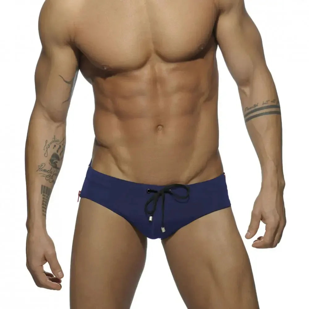 UXH Open Zipper Men's Swim Briefs - ShopHub