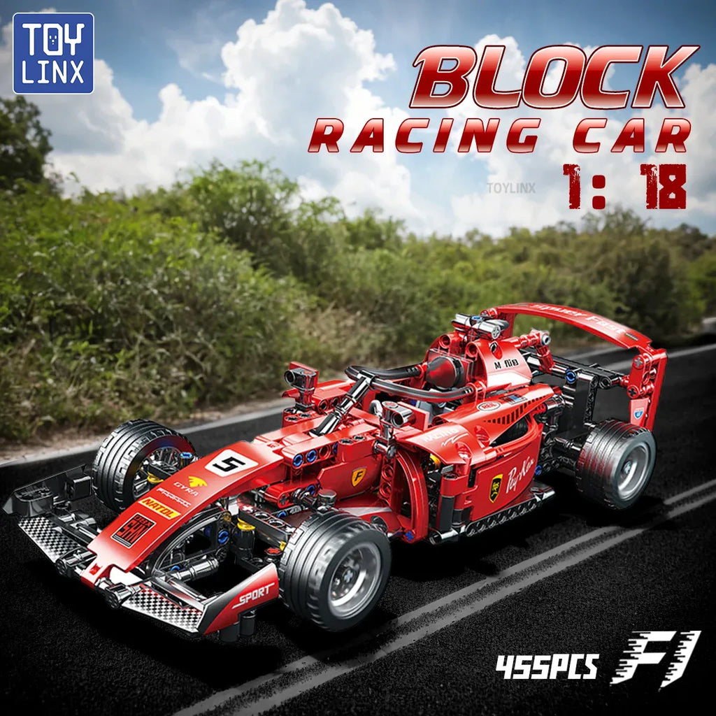 TOYLINX DIY 455 PCS F1 RC Race Cars Blocks! - ShopHub