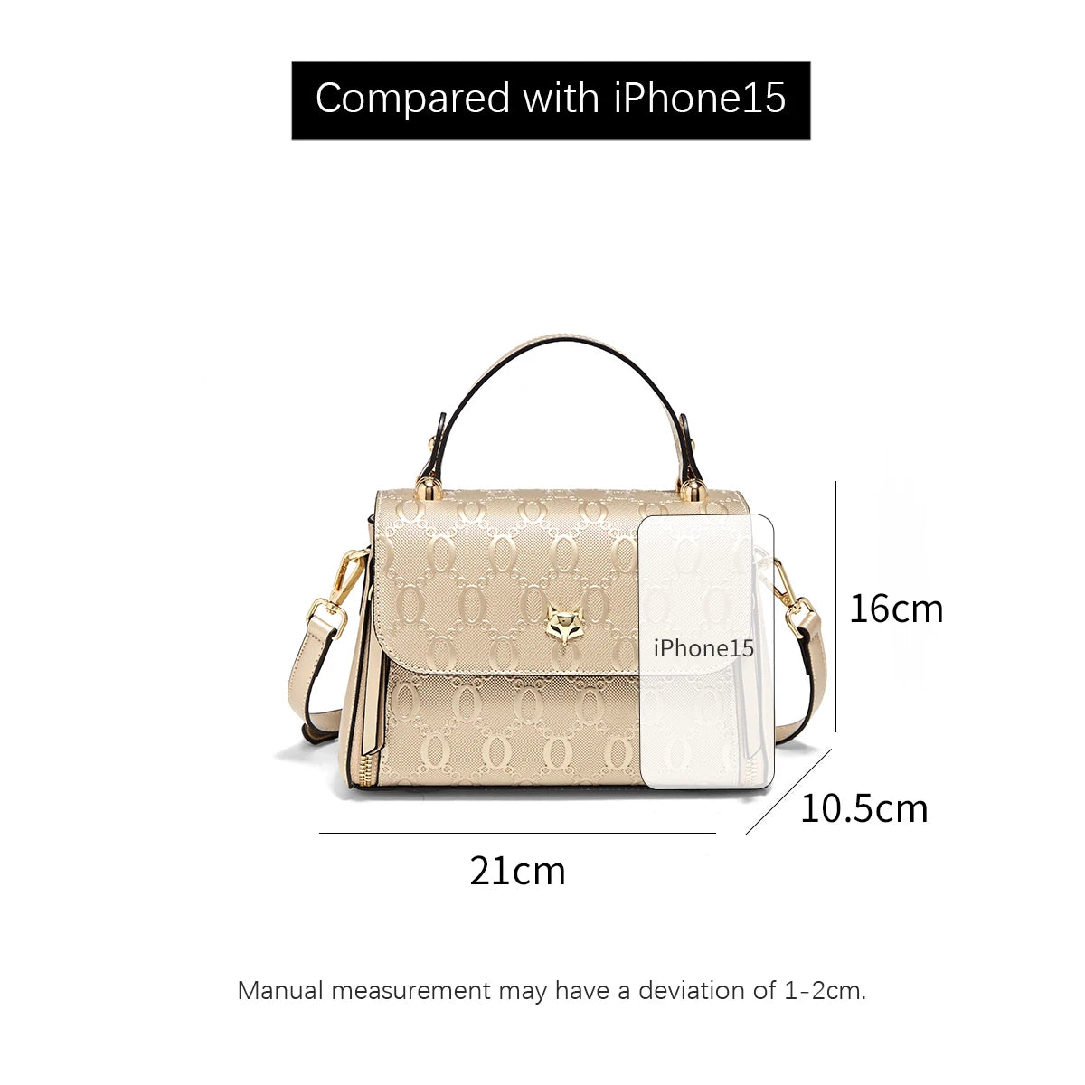 FOXER Lady's Handbag Split Leather Shoulder Bag 2026 Fashion Light Luxury Crossbody Bag Vintage Commute Female Messenger Bag